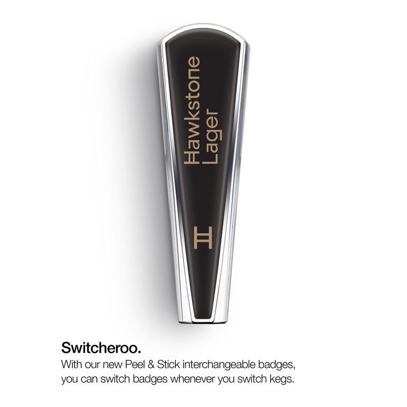 PerfectDraft aluminium handle with interchangeable Hawkstone badge image 1