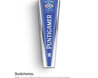 BLADE aluminium handle with interchangeable Puntigamer badge