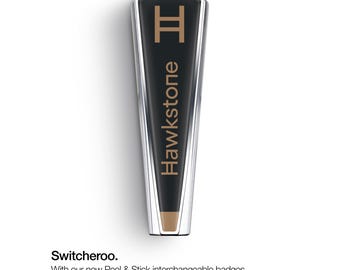 PerfectDraft aluminium handle with interchangeable Hawkstone badge