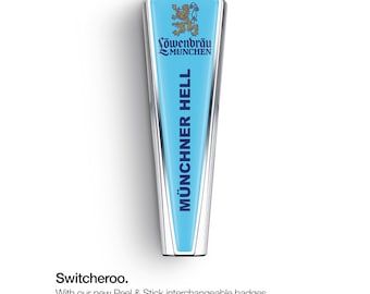 PerfectDraft aluminium handle with interchangeable Lowenbrau badge