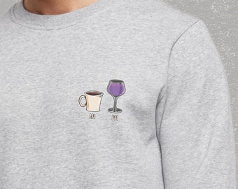 Sweatshirt (Unisex) | Coffee & Wine