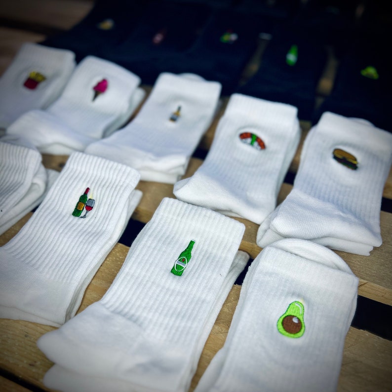 Socken bestickt Whisky Icon Bild 6