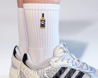 Embroidered Whisky Socks | Whisky Icon 17 | Father's Day Gift for Dad | Funny Socks