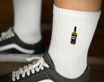 Socken bestickt | Whisky Icon