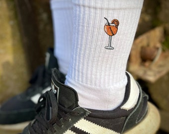 Socken bestickt | Aperol Icon