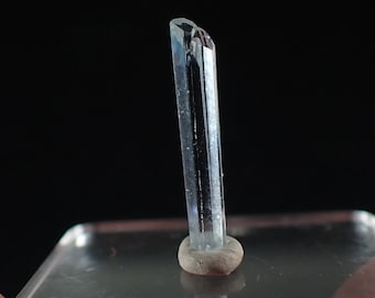 Jeremejevite * Bluish Gem crystal from Erongo, Namibia