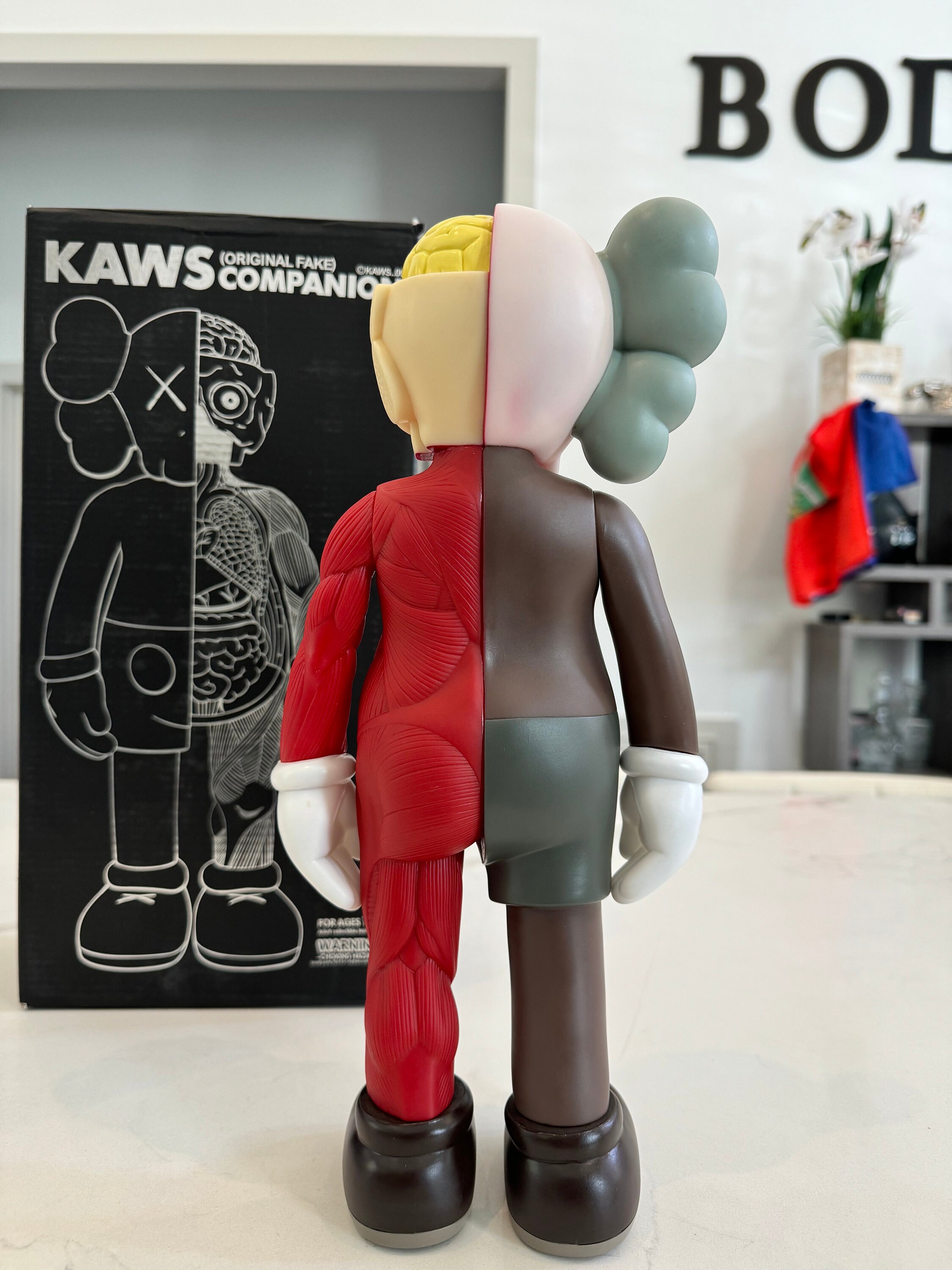14in Stylish Kaws Figures Flayed Edition 