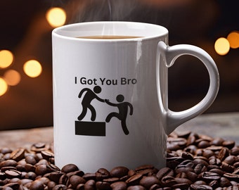 Mug personnalisé meilleur ami, idée cadeau personnalisée, cadeau d'anniversaire d'amis, cadeau mug drôle, tasse à thé, tasse à café, mug personnalisé, cadeau pour lui