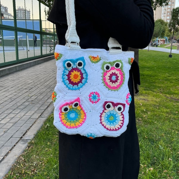 Crochet Owl Purse Etsy