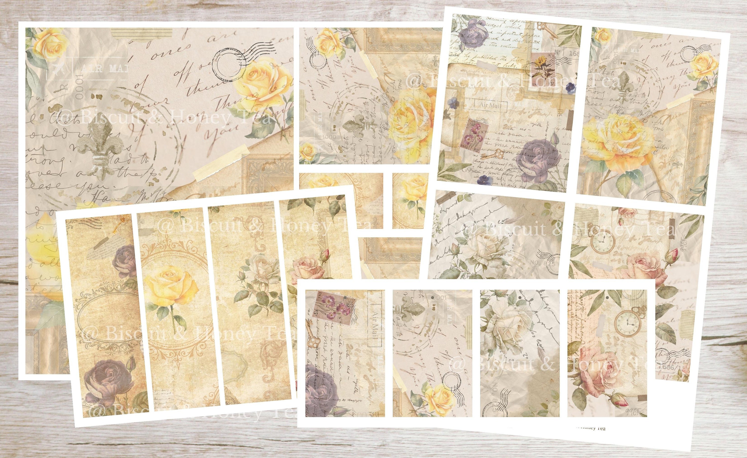 Printable Journal Kit : Old Memories / High Resolution PDF Files ...