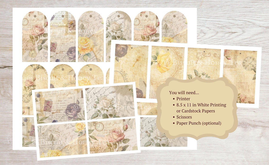 Printable Journal Kit : Old Memories / High Resolution PDF Files ...