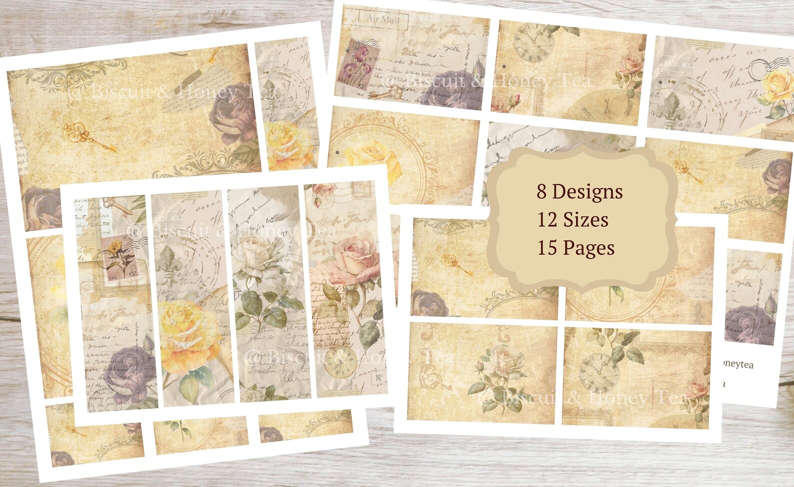 Printable Journal Kit : Old Memories / High Resolution PDF Files ...