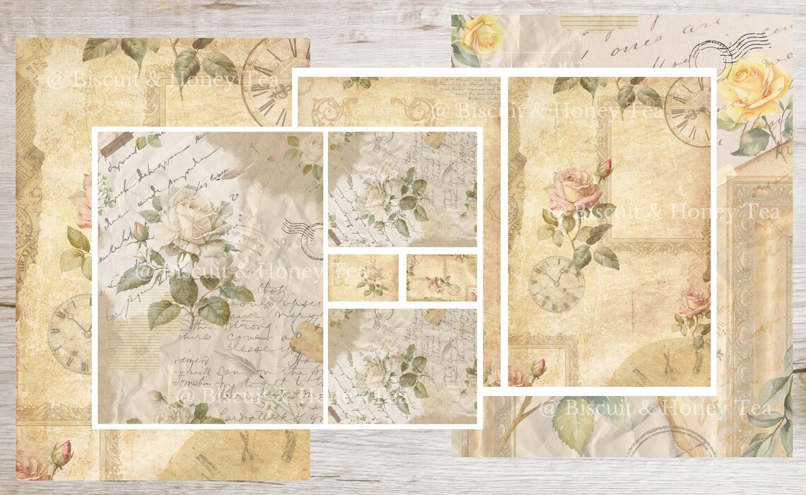 Printable Journal Kit : Old Memories / High Resolution PDF Files ...