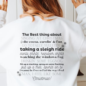 I Feel Like Some Christmas Sweatshirt: Santa Clause Movie Crewneck