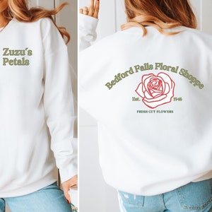It&#39;s a Wonderful Life Sweatshirt, Floral Shop Crewneck, Classic Christmas Pullover, Zuzu&#39;s Petals, Bedford Falls, Its a Wonderful Life Shirt