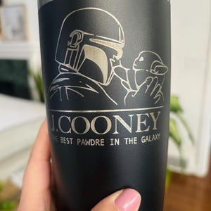 Galactic Battle Mug| Ready to Ship Tumbler for Dad| Dad Daily Affirmattion| Birthday Gift for Dad| Fathers Day| 20oz. Stainless Steel Cup