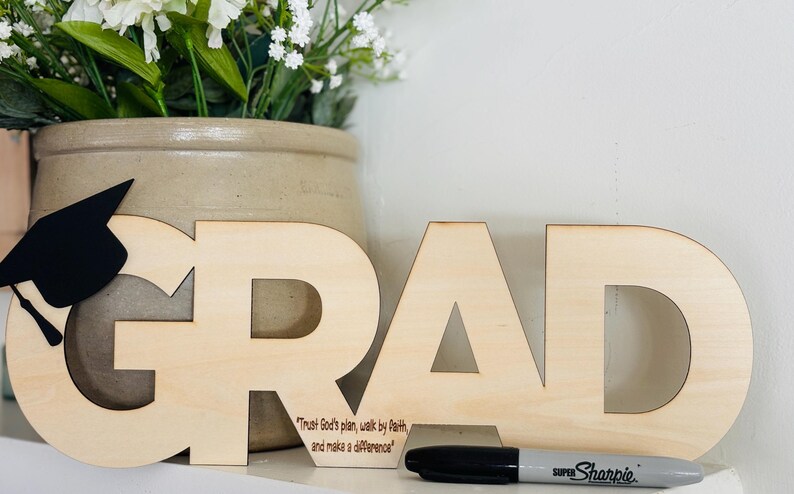 Personalized Graduation Signature Sign | Grad Signature Board | Class ...