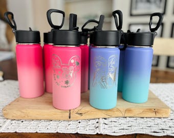 Personalized Frozen Water Bottle: 16oz Stainless Steel Tumbler