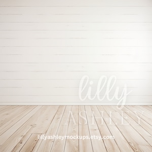 Rustic Wood Flatlay Background PNG Digital Background Wood Floor Background Flat Lay, Product Mockup, Shiplap Photo Flat lay