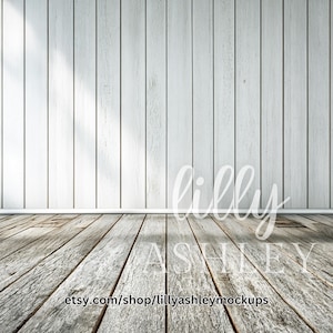 Rustic Wood Flatlay Background PNG Digital Background Wood Floor Background Flat Lay, Product Mockup, Shiplap Photo Flat lay