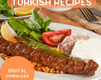 Adana kebab, Turkish Recipe, Turkish Cuisine, Kebab Recipe, Home Cooking, Delicious Meals, Grilling Time, Digital Download, Recipe Ideas