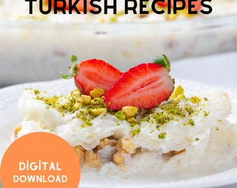 Güllaç, Turkish Dessert, Ramadan Sweets, Turkish Recipe Sweet Treats, Turkish Cuisine, Traditional Dessert,Digital Download,Homemade Dessert