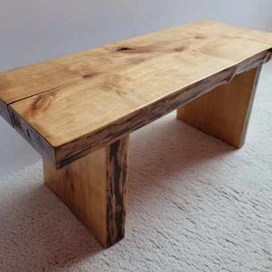 A table made of beech wood