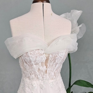 Removable sleeves, Bridal sleeves, Tulle sleeves. Bridal separates