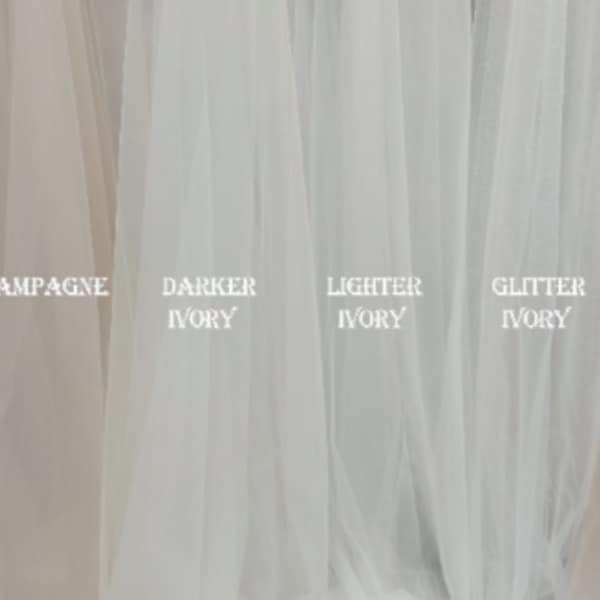 Bridal veil tulle fabric