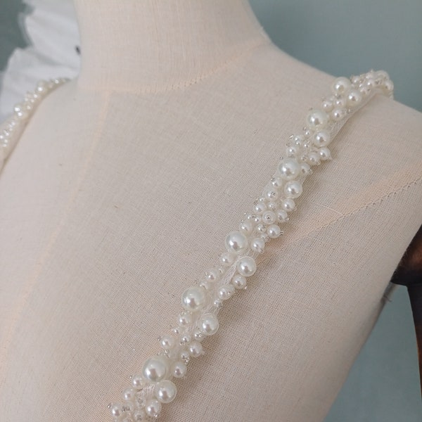 Removable Pearl Straps, Bridal Straps, Bridal separates