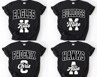 Custom School Mascot Football Baseball Hockey Retro Design PNG, Custom School Team PNG, Custom Mascot PNG, Personalized Football Png