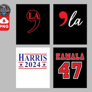 Kamala Harris Png, Kamala Harris Bundle, Kamala Png, Kamala for president, Harris 2024 President Png
