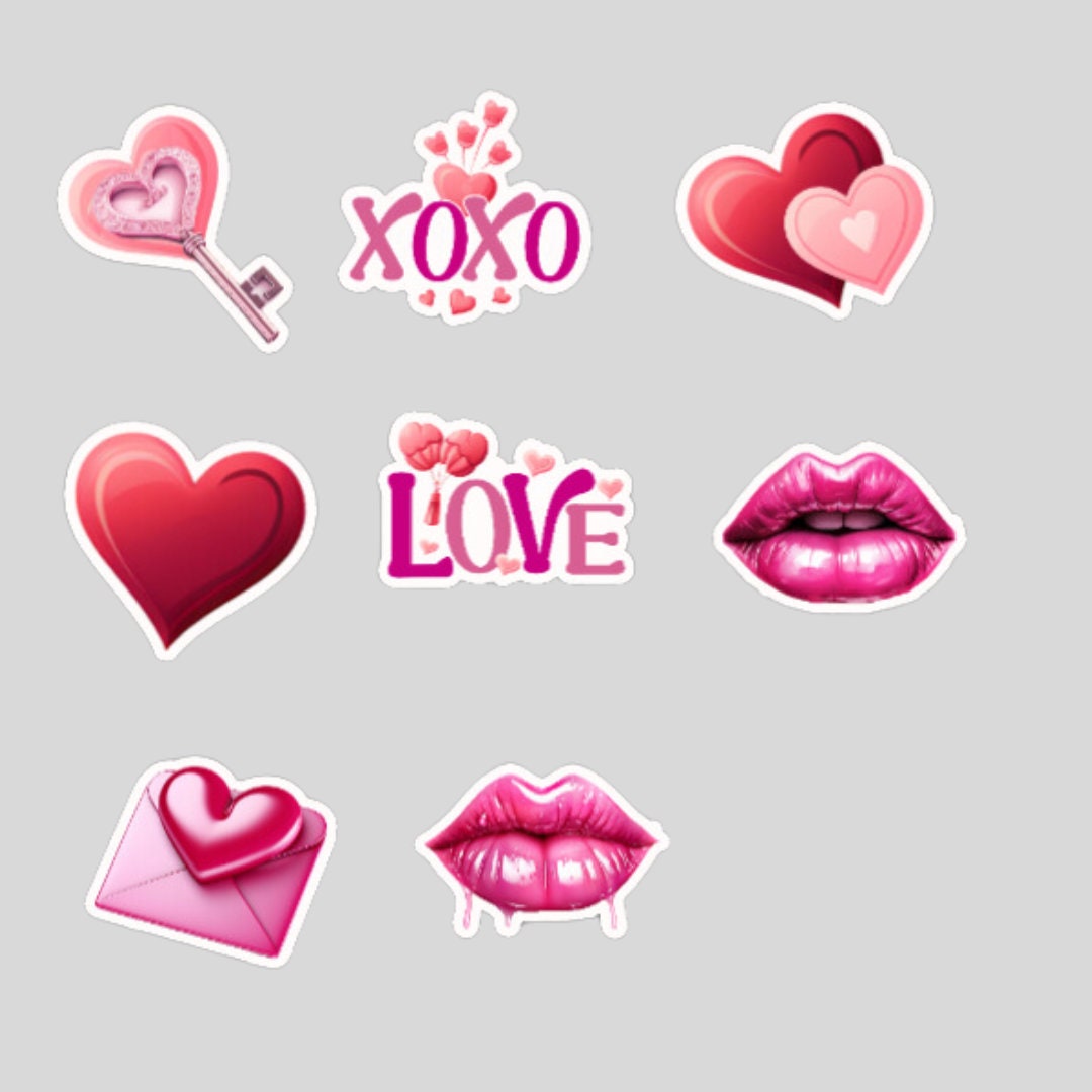 Valentine's Day Stickers, Valentine's Day Stickers, Stickers, Sticker