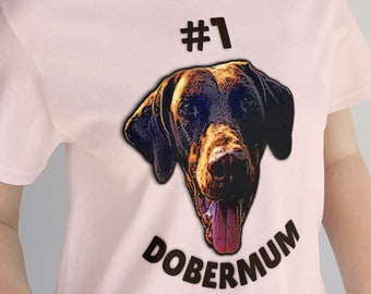 Doberman DOBERMUM - Women's T-Shirt - #1 DOBERMUM (UK)