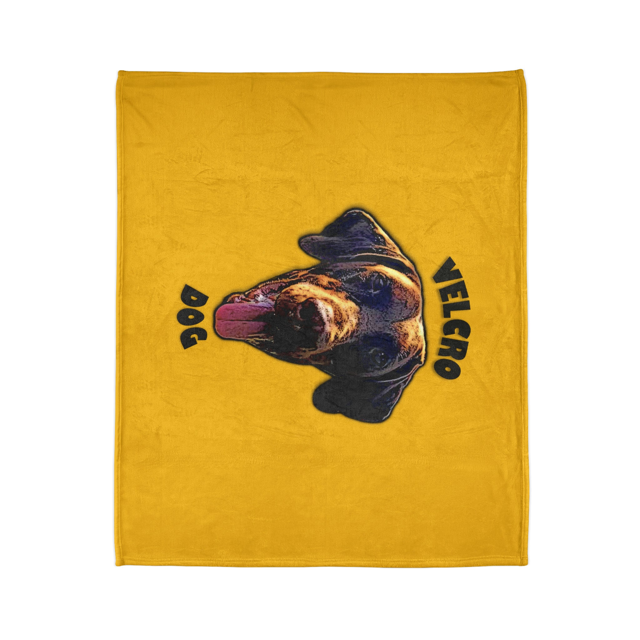 Doberman Pinscher 'velcro Dog' Dog Blanket yellow Etsy