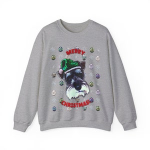 A Dog is Not Just for Christmas Miniature Schnauzer Dog Christmas Xmas Jumper Sweater Etsy UK