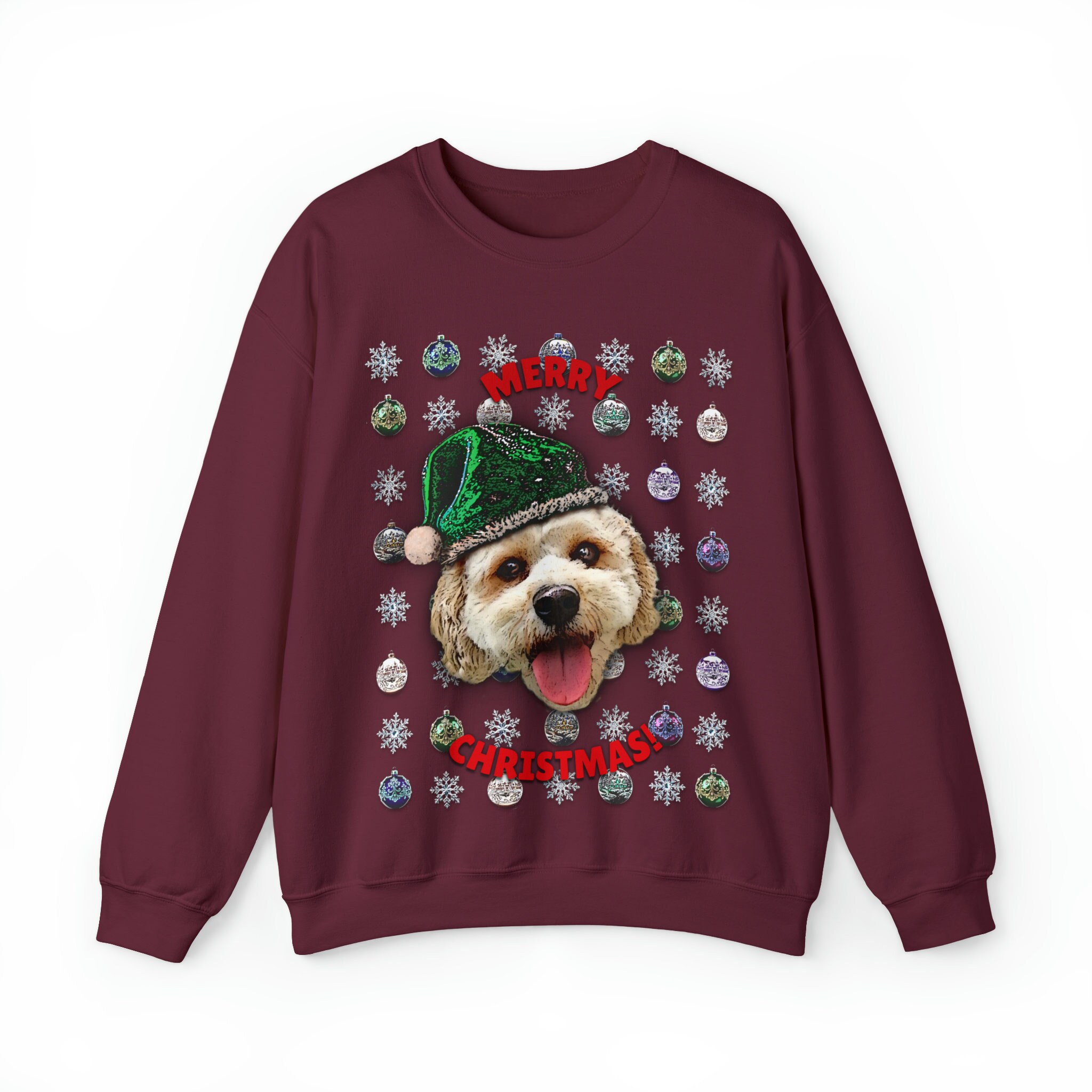 Bichon frise christmas clearance jumper