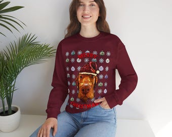 Merry Christmas! - Wirehaired Vizla Christmas Xmas Jumper Sweater