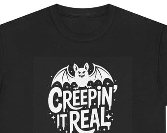 Halloween Bat T-Shirt: Spooky Gothic Unisex Tee
