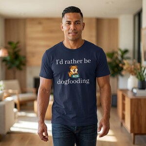 Developer Dogfooding Unisex Softstyle T-Shirt - Beta Software Testing Tee, Programmer Code Testing Shirt, Software Engineer Gift, Tech Geek