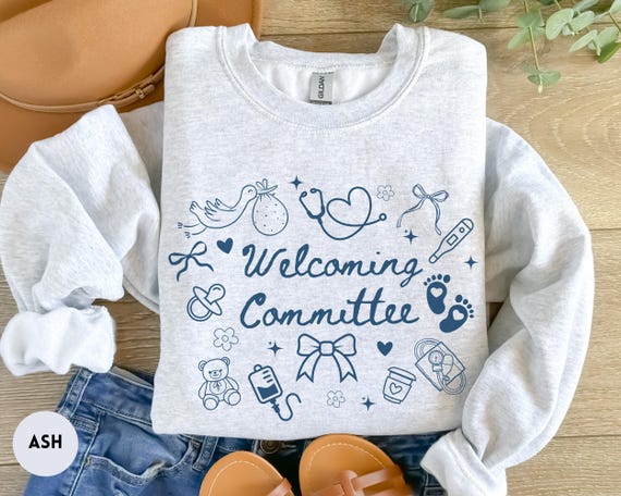 Labor and Delivery Nurse Sweatshirt, OB Nurse Sweatshirt, Mother Baby Nurse Gift, L&D Nurse Crewneck, Nurse Graduation Gift