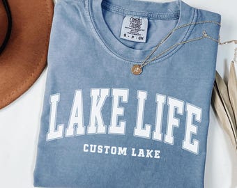 Custom Lake Life Shirt, Personalized Lake Vacation Shirt, Family Lake Trip Tee, Lake House Shirt, Matching Family Vacation Shirt