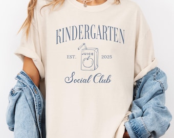 Comfort Colors® Custom Kindergarten Social Club Shirt