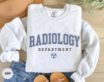 Radiology Tech Sweatshirt, Rad Tech Week Gift, Radiology Department Crewneck, X-Ray Technologist Sweater, CT MRI Tech Gift