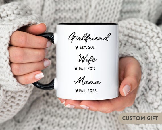 Personalized New Mom Gift for Wife, Pregnant Wife Gift, Expecting Mom First Baby Shower Gift, Mom to Be, Mothers Day Gift, Parent Keepsake