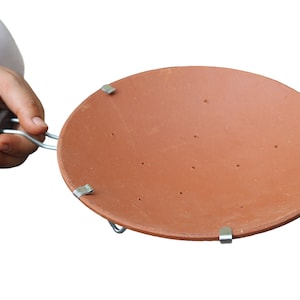 Terrakotta Tawa | Autentisk indisk stekpanna, handgjord