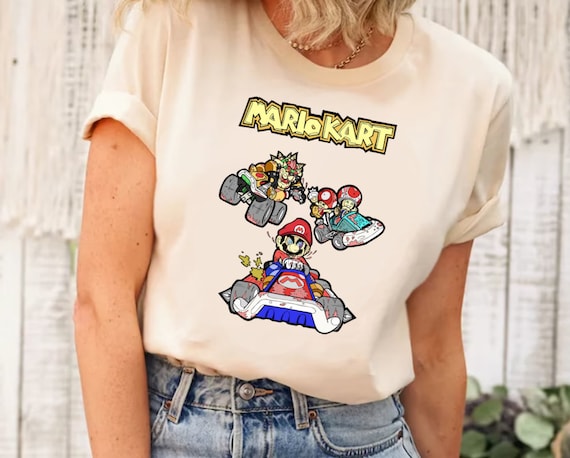 100% Katoen T-shirt BMW's Mixed Reality Laat Je Mario Kart Spelen Terwijl Je Echt Rijdt Nintendo Fan Kleding