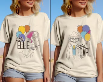 Disney Pixar Up House Balloons Couple Shirt,Disney Carl And Ellie Shirt,Disney You Are Always Be My Greatest Adventure Up Tee,Up Movie Shirt