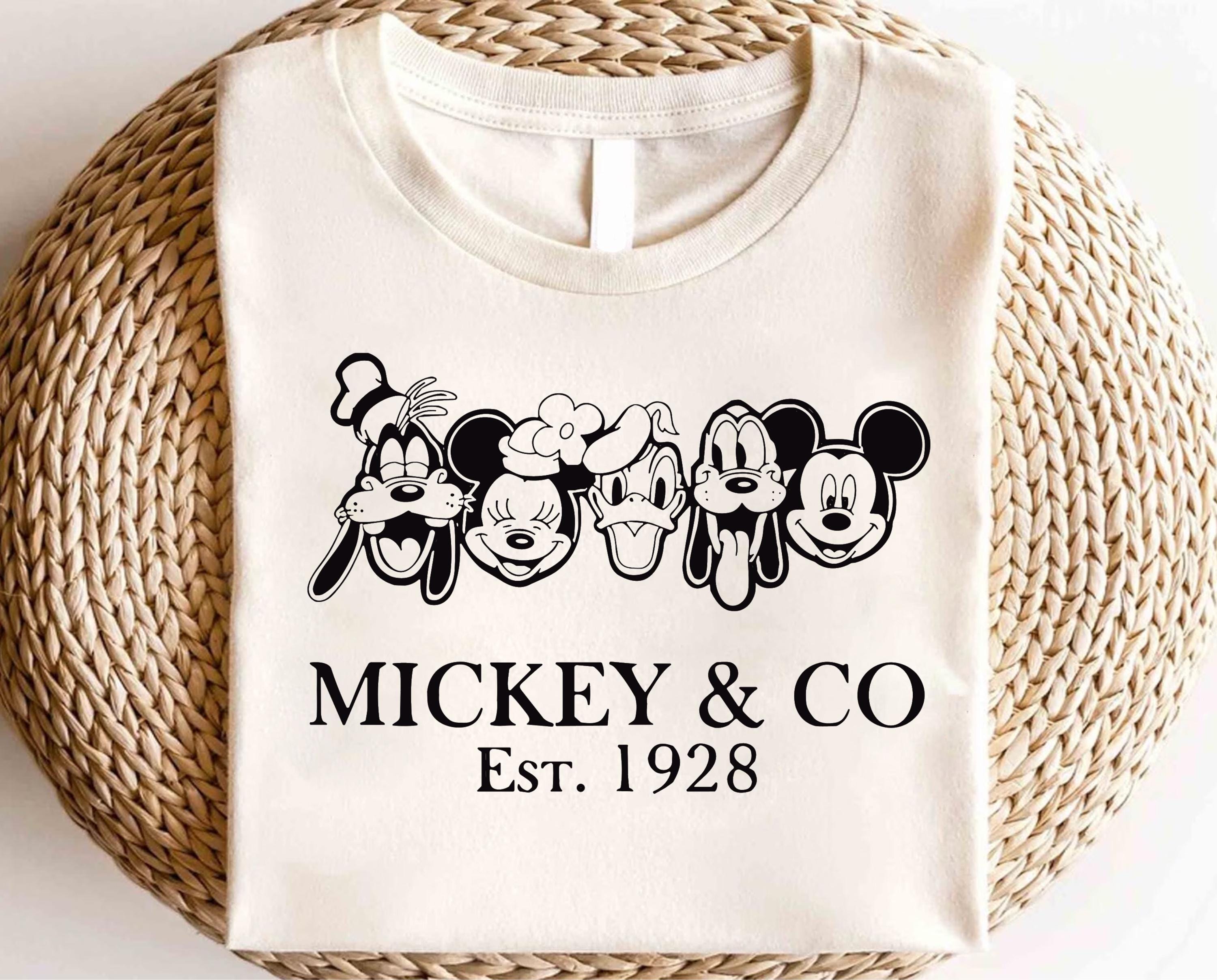 ディズニー ミッキー＆カンパニー 1928年設立シャツ、ディズニー 