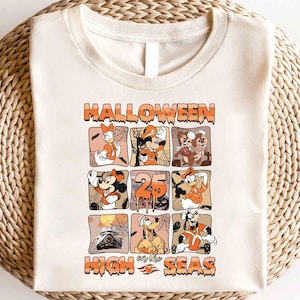 Disney Mickey and Friends On The High Seas Halloween Shirt, Disney Spooky Season Shirt,Disney Cruise Halloween Shirt, Trick Or Treat Shirt